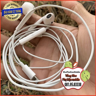 Tai nghe iphone 7 plus/ 8 plus / Xsmax / 11pro Có Míc Đàm Thoại âm hay - Bh 12th chính hãng P PLUS VN