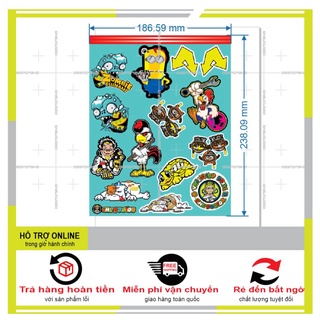 LOGO STICKER DÁN XE MÁY L 02 - DUNG DECAL