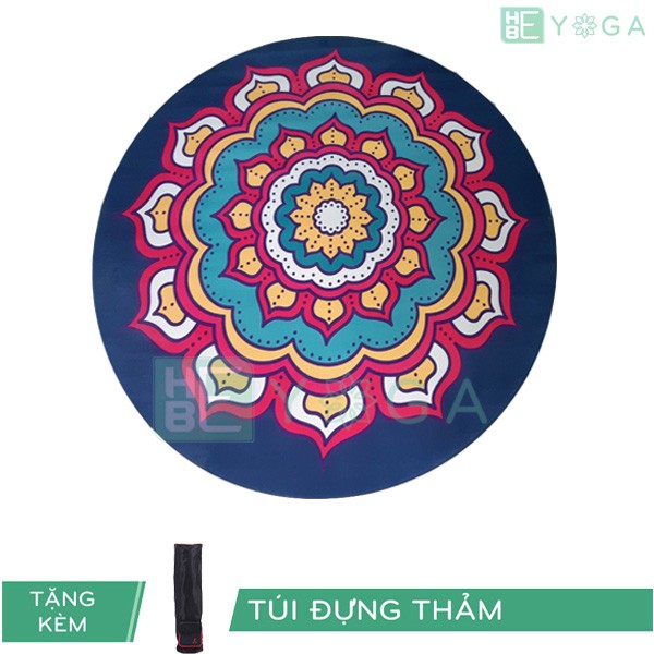 Thảm Yoga Du Lịch Tròn HV02 PU Cao Cấp