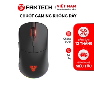 Chuột Gaming Không Dây Cao Cấp FANTECH XD3 HELIOS 16000DPI Switch Huanno LED RGB 6 Phím Macro Có Phần Mềm Tùy Chỉnh