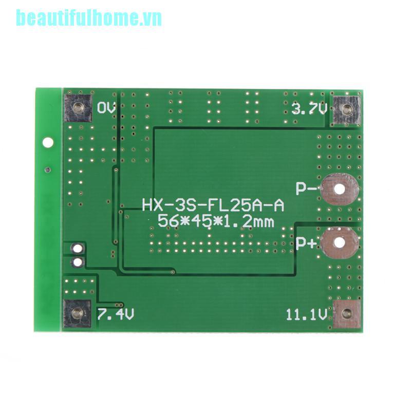 Phụ Kiện Bảo Vệ Pin Lithium 3s 25a 12v 11.1v 12.6v 12.6v Chất Lượng Cao Sự Bảo Vệ