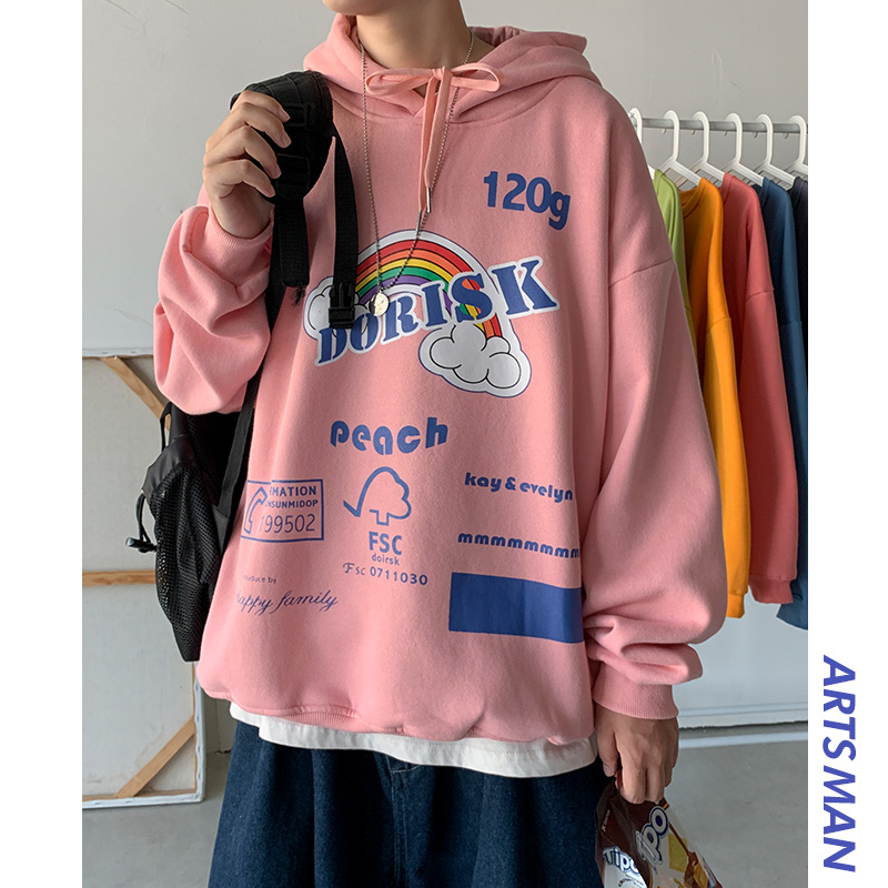 Áo hoodie dáng rộng năng động hợp thời trang dành cho nam