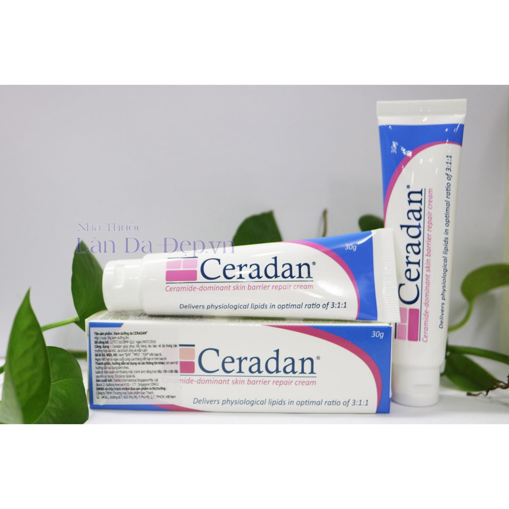 Kem dưỡng ẩm Ceradan Ceramide làm đẹp phục hồi da chống lão hoá 30gr