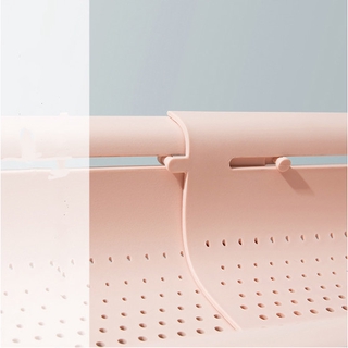 Telescopic row with the function of fruit asphalt rack bowl chopsticks asphalt rack multi-functional asphalt rack