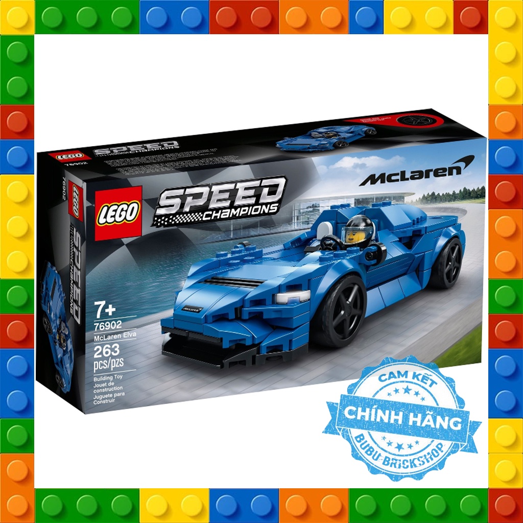 Lego Speed Champions 76902 - McLaren Elva - Bộ xếp hình Lego Xe đua McLaren Elva