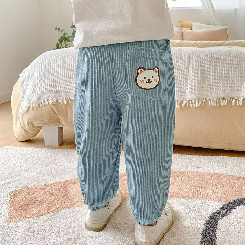 SALE 35%- Quần len tăm cho bé quần bé trai bé gái thu đông bo chun cực mềm mịn siêu dễ thương từ 8 - 16kg