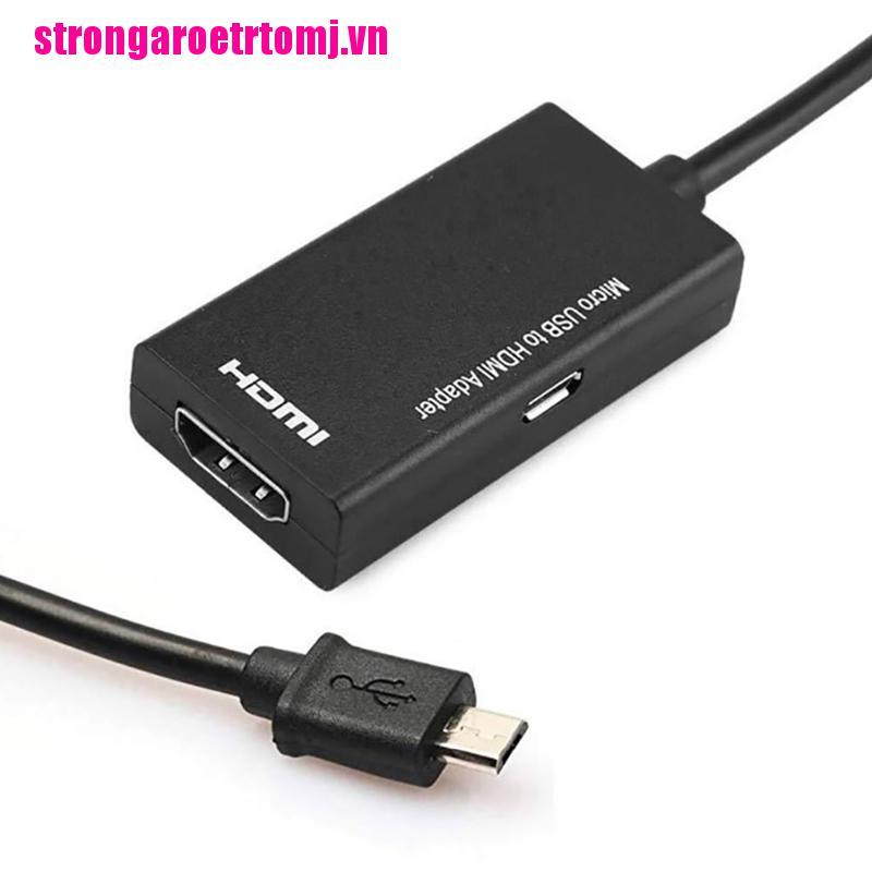 【Tjvn】Micro USB to HDMI Adapter Converter Cable for Phone Smartphone HD TV