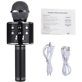 Micro Karaoke WS-858m, Mic Hát Karaoke Kết Nối Bluetooth 858
