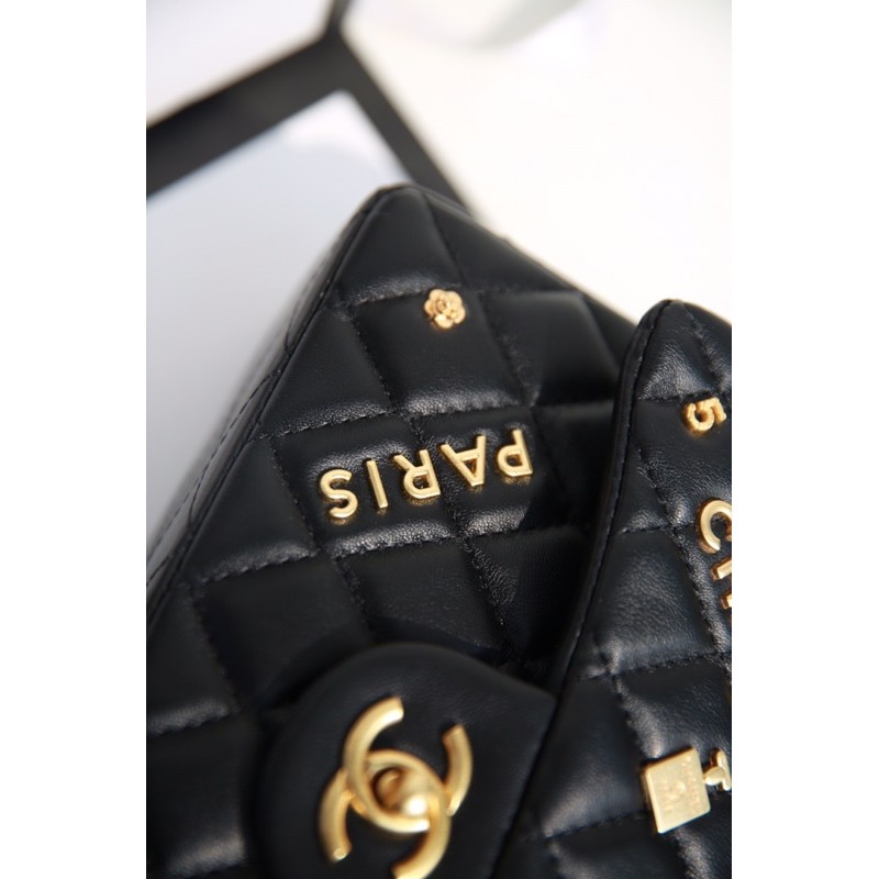 Túi đeo chéo đeo vai ACCESSORIES Classic da mịn khoá vang fullbox hộp nam châm