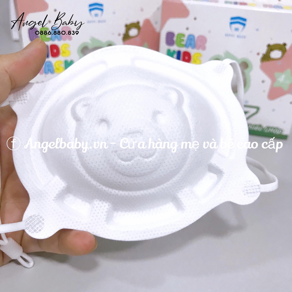 Khẩu trang gấu 3d cho bé Noppi Mask 7 cái/set