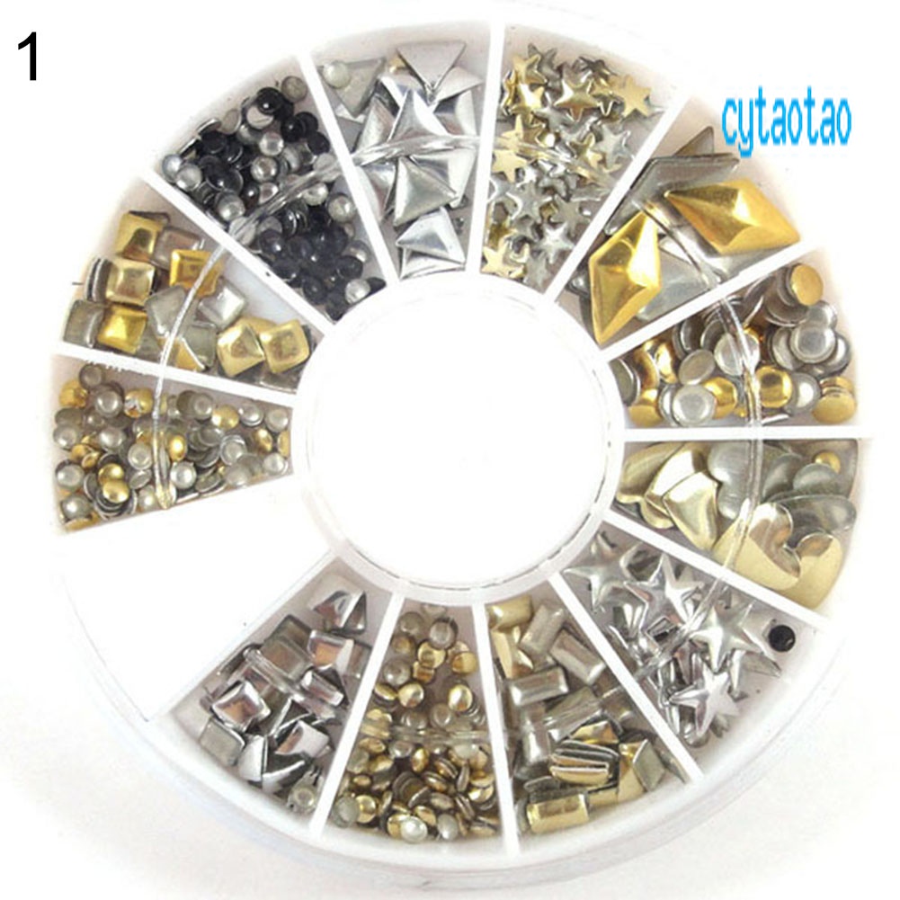 Hộp Kim Tuyến Lấp Lánh Nhiều Màu Sắc Dùng Trang Trí Móng Tay Nghệ Thuật