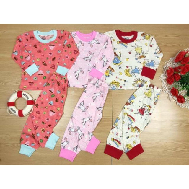 BỘ COTTON SỢI TRE TAY DÀI BB ANGEL CHO BÉ