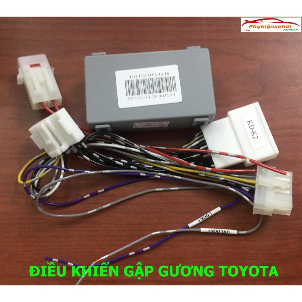 Toypta - Bộ điều khiển gập gương Toyota, độ gập gương Toyota, độ gập kính Toyota