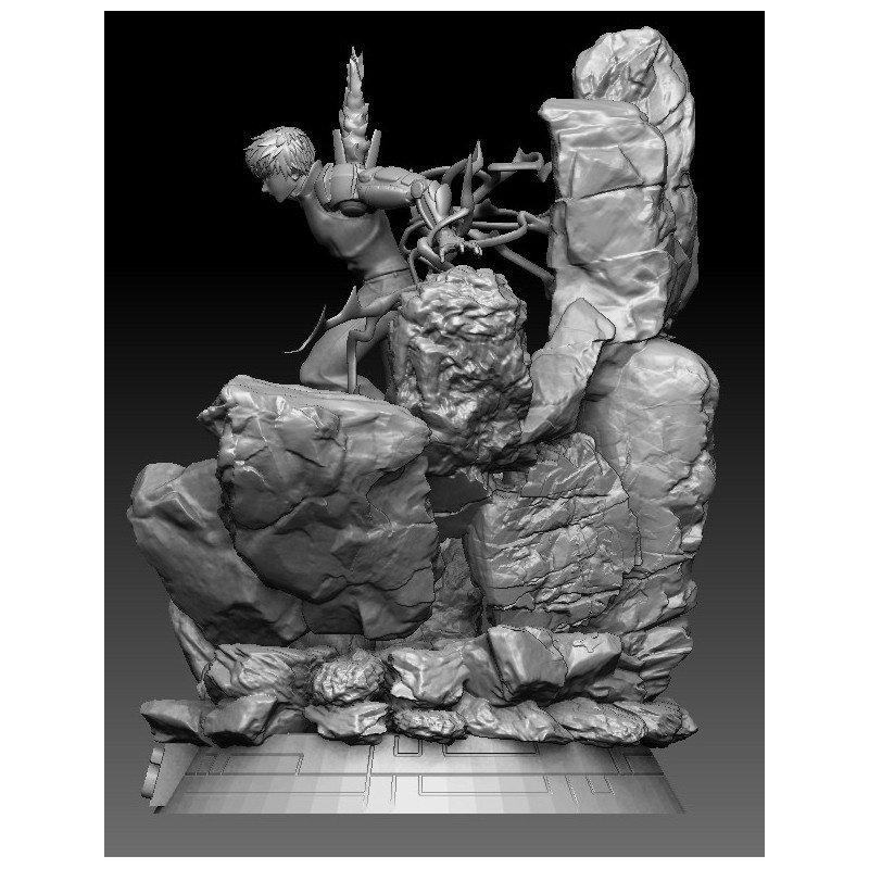 File in 3D GENOS ONE PUNCH MAN - Manga