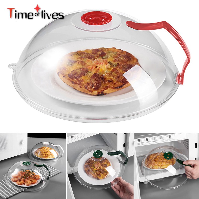 TF▶ Microwave Splatter Cover, Microwave Cover for Food BPA Free, Microwave Plate Cover Guard Lid with Steam Vents