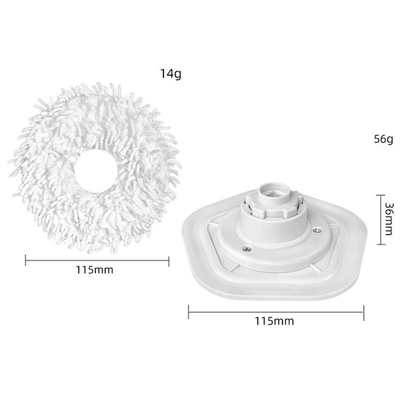 Phụ Kiện Giẻ Lau Thay Thế Cho Robot Hút Bụi Xiaomi Dreame W10