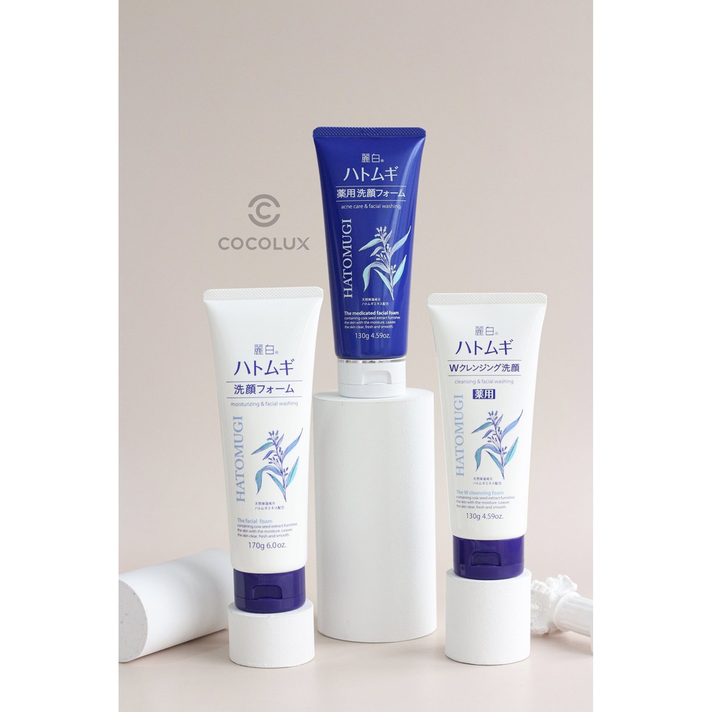 Sữa rửa mặt chiết xuất ý dĩ Hatomugi Naturie