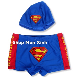 Quần Bơi kèm Mũ Siêu Nhân