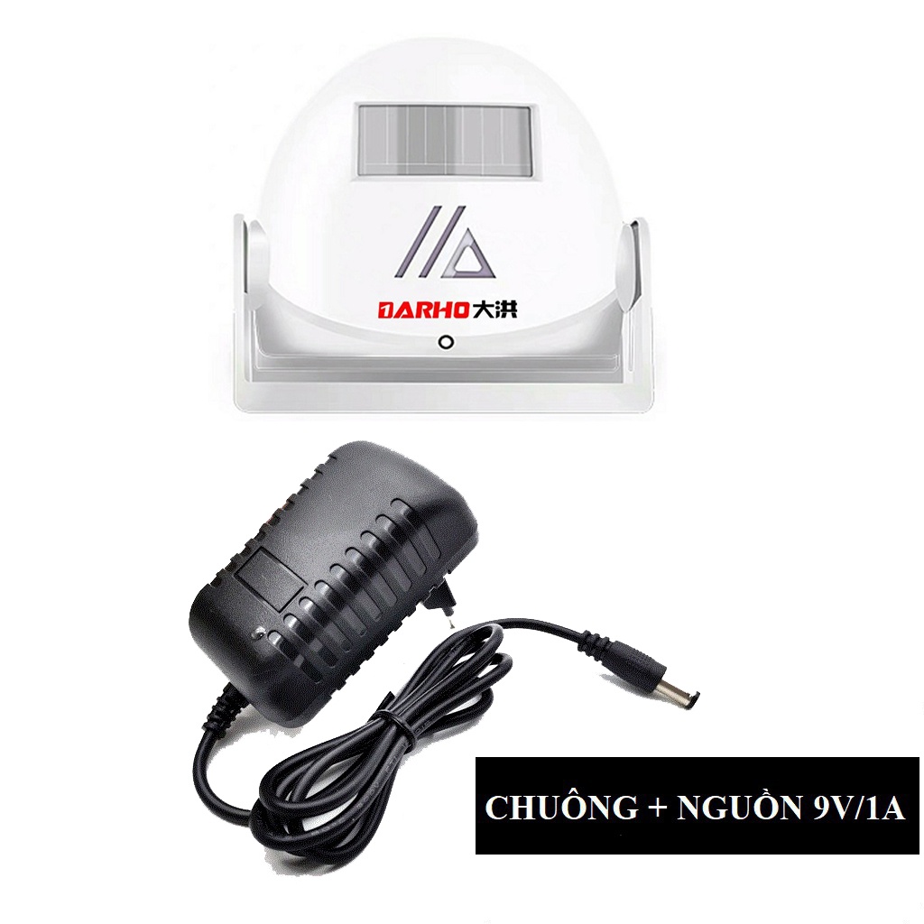 Chuông báo khách mở cửa báo động chống trộm hồng ngoại thông minh không dây