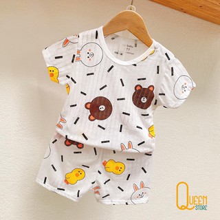 Size đại bộ cộc cotton noubaby cho bé trai và gái 15-25kg