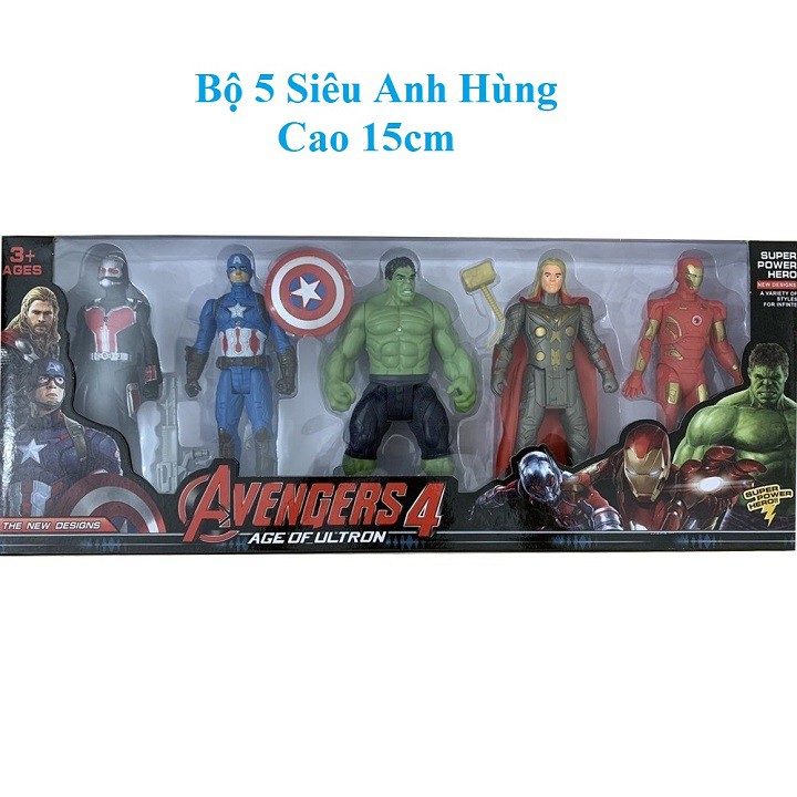 Đồ Chơi Siêu Anh Hùng Avenger 2 Có Đèn Phát Sáng Đỏ Nhựa An Toàn Cao Cấp