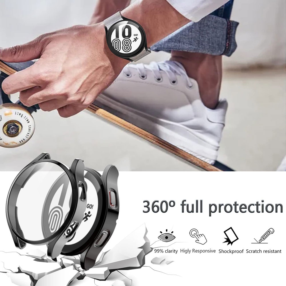 Ốp Bảo Vệ Màn Hình Đồng Hồ Thông Minh Samsung Galaxy Watch 4 40mm 44mm Sự Bảo Vệ