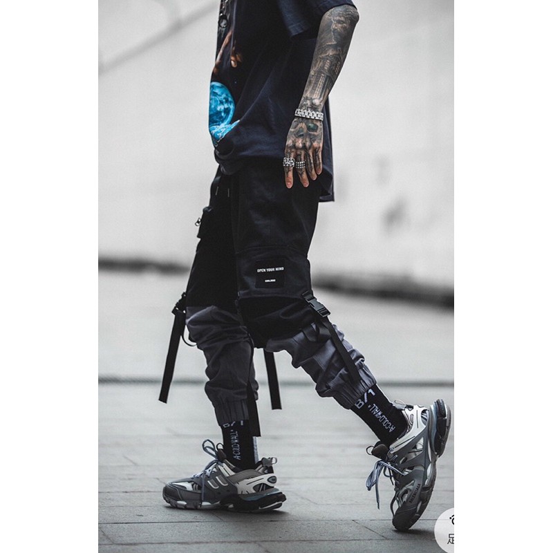 [ Kaki- cực chất ] Quần jogger kaki túi hộp phối màu siêu chất | BigBuy360 - bigbuy360.vn