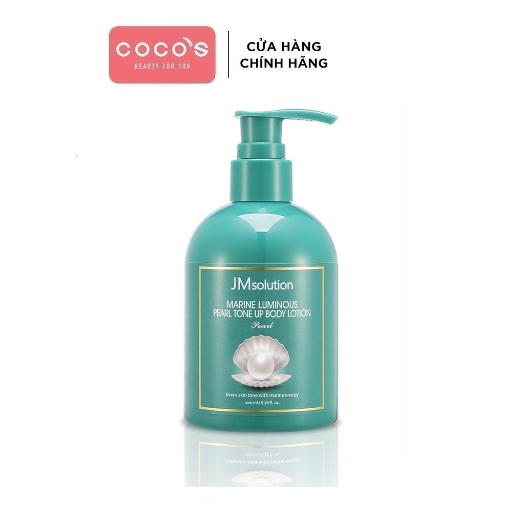 Dưỡng trắng da JM solution Marine Luminous Pearl Tone Up Body Lotion