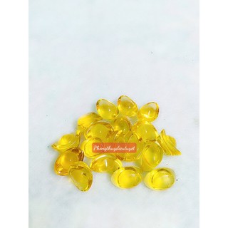 Thỏi vàng thủy tinh 1 cm ( mua 10 tặng 1 )