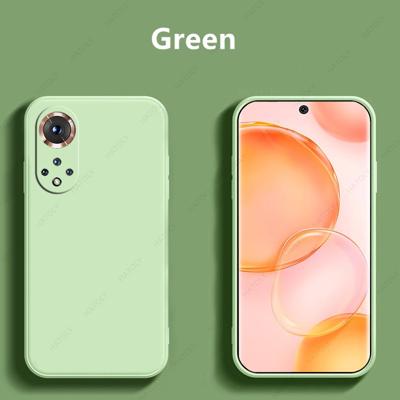 Ốp Điện Thoại Bằng Silicone Màu Trơn Cho Huawei Nova 9 Honor 50 Pro 5T 7i 4E P30 P40 P50 Mate 30 40