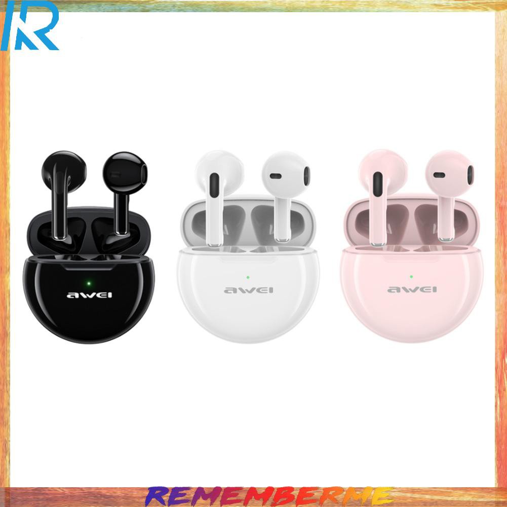 Set Tai Nghe Bluetooth 5.0 Không Dây Kèm Micro Awei T17