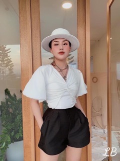 QUẦN SOOC NỮ LỤA PHỒNG XẾP LY