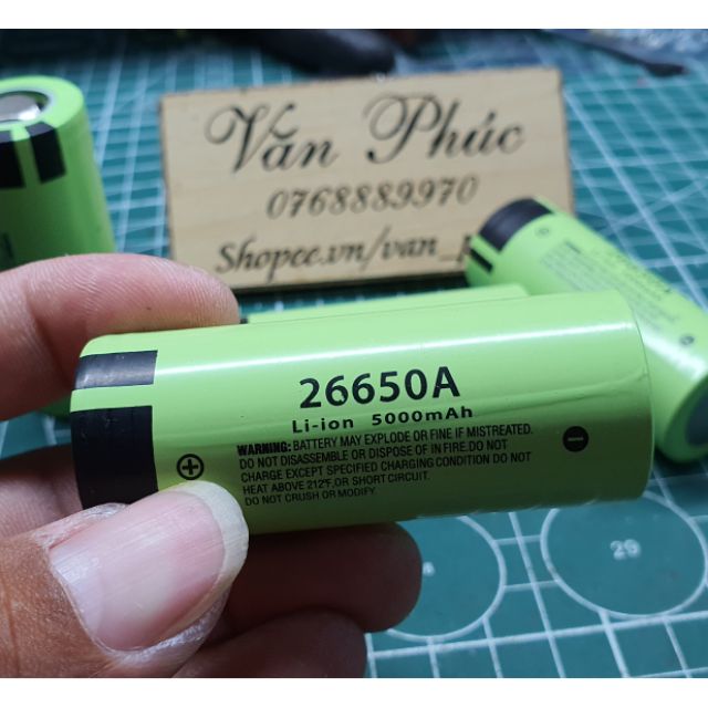 Pin lion 26650 dung lượng 5000mAh