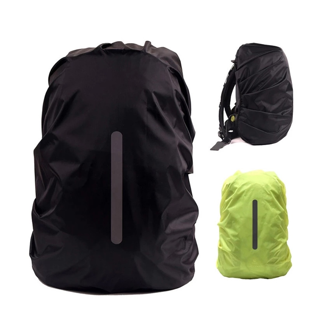 Vỏ bọc balo chống thấm nước chống bụi 25-75l phản quang tiện lợi dành cho các hoạt động ngoài trời
