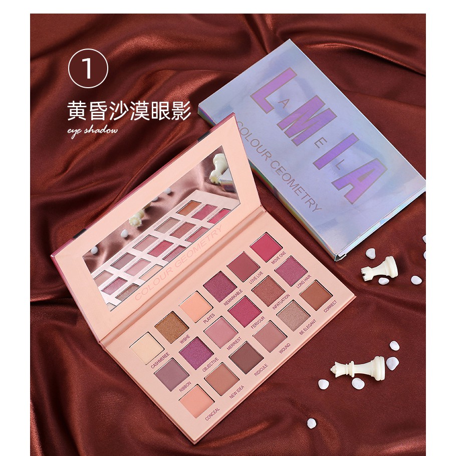 (Bán Buôn Sỉ) Bảng Phấn Mắt Nhũ 18 màu Lameila Nude For Party (Chustore P21 Rẻ Vô Địch) | BigBuy360 - bigbuy360.vn