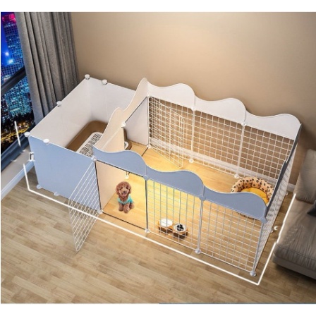 COMBO Chuồng Quây Cho Chó Mèo Siêu Hot - Lưới Sắt Chắc Chắn - Nhựa Lượn Sóng Bền Bỉ - Đa Dạng Kích Thước
