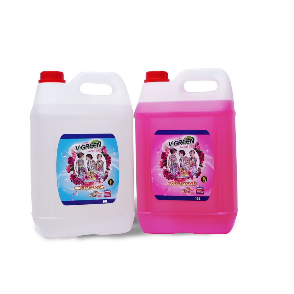 Nước giặt vgreen 10 Lít  siêu thơm, siêu tiết kiệm, siêu rẻ