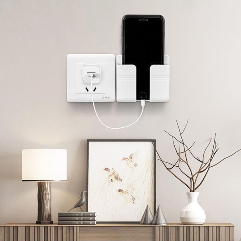 Kệ dán tường để điện thoại, điều khiển tiện dụng