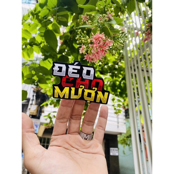 Tem Logo Sticker Decal Ghép Crom nổi bật trên mọi nền