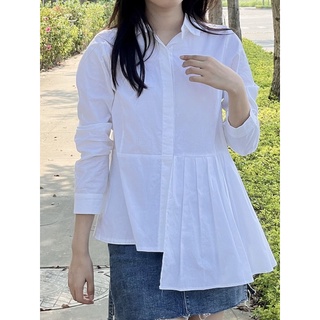 (SẴN) Áo sơ mi nửa dập li