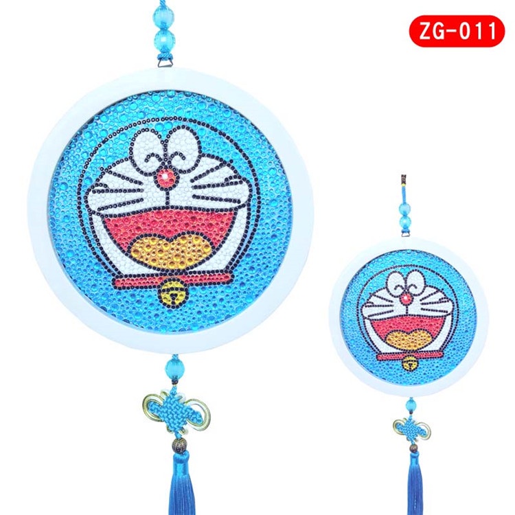 [Hàng có sẵn] Tranh đính đá trang trí đa năng dùng Treo tường Treo linh phong Khóa thắt Trung Hoa