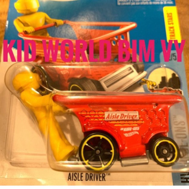 freeship Xe mô hình Hot Wheels basic Aisle Driver DTX21, 30K.