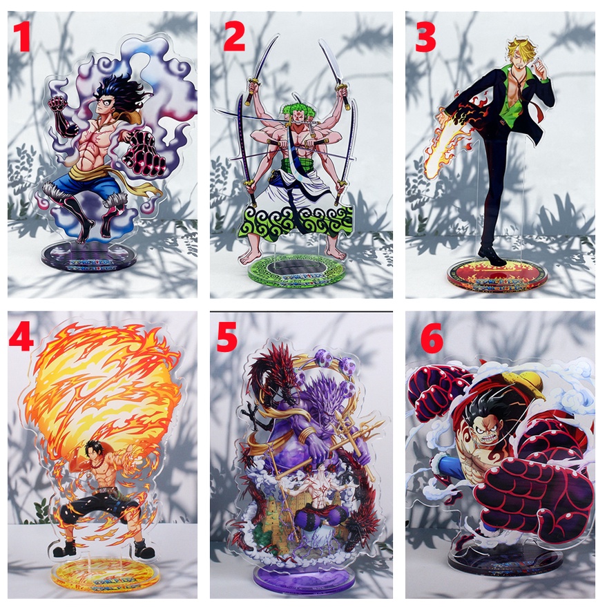 Mô hình nhân vật Luffy trong phim hoạt hình One Piece bằng acrylic