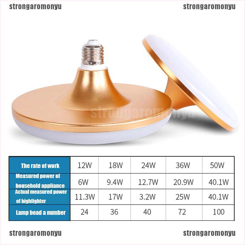 Bóng đèn LED E27 phong cách UFO 12w 18w 24w 36w 50w 220v tuỳ chọn