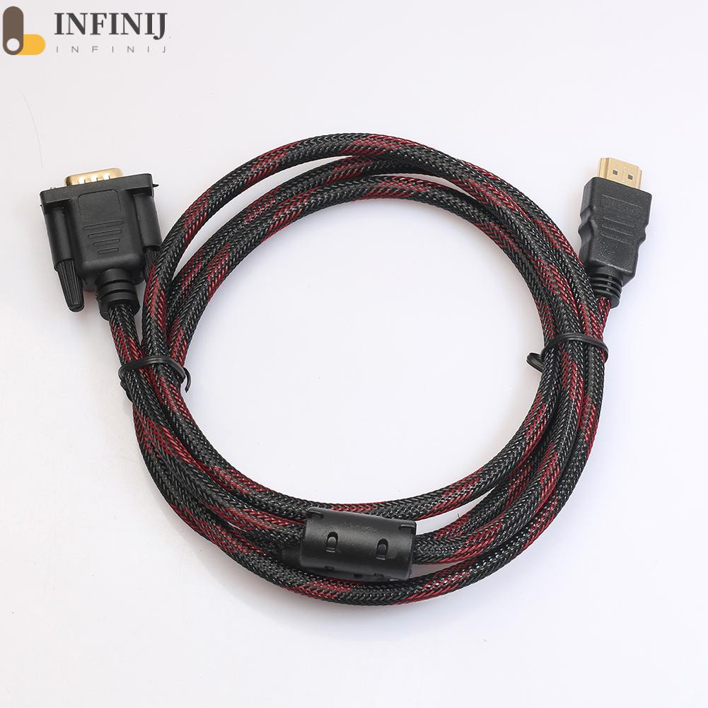 (Infinij) Dây Cáp Chuyển Đổi Hdmi Sang 15pin Vga 1.5m