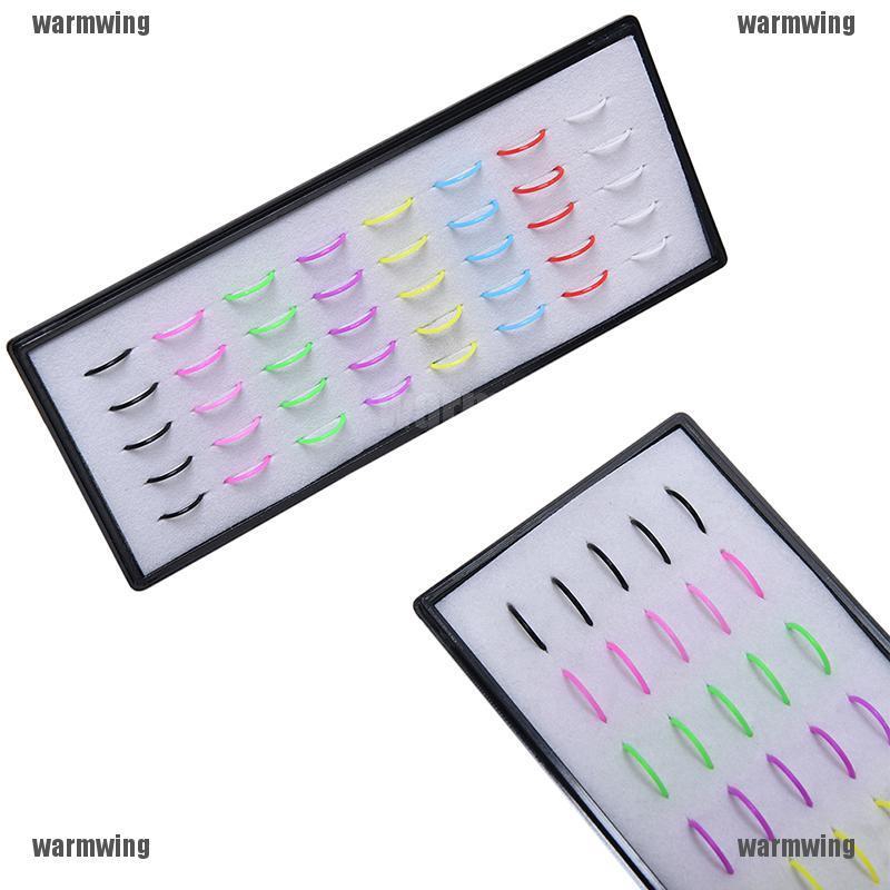 Bán Buôn 1 Hộp 40 Chiếc Khuyên Mũi Acrylic Nhiều Hình Dạng