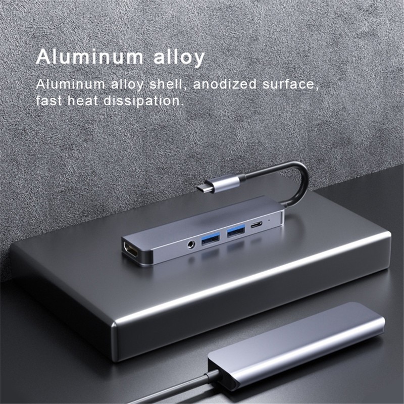 Bộ Chuyển Đổi Usb Type C Sang 4k Hdmi-Adapter 3.5mm Usb C Sang Usb 3.0 Type-C Pd | BigBuy360 - bigbuy360.vn