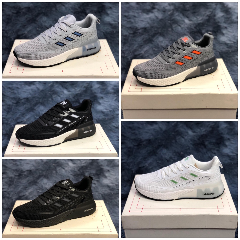 Mã T5 :Giày Thể Thao Nam Đi Bộ, Chạy Bộ Adidas Boost Siêu Êm Chân Bền Đẹp, Giày Nam Cao Cấp