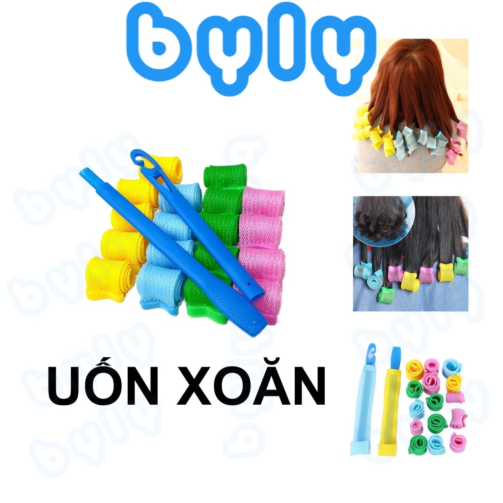 Bộ dụng cụ uốn lọn xoăn tóc không dùng nhiệt - ByLy Store