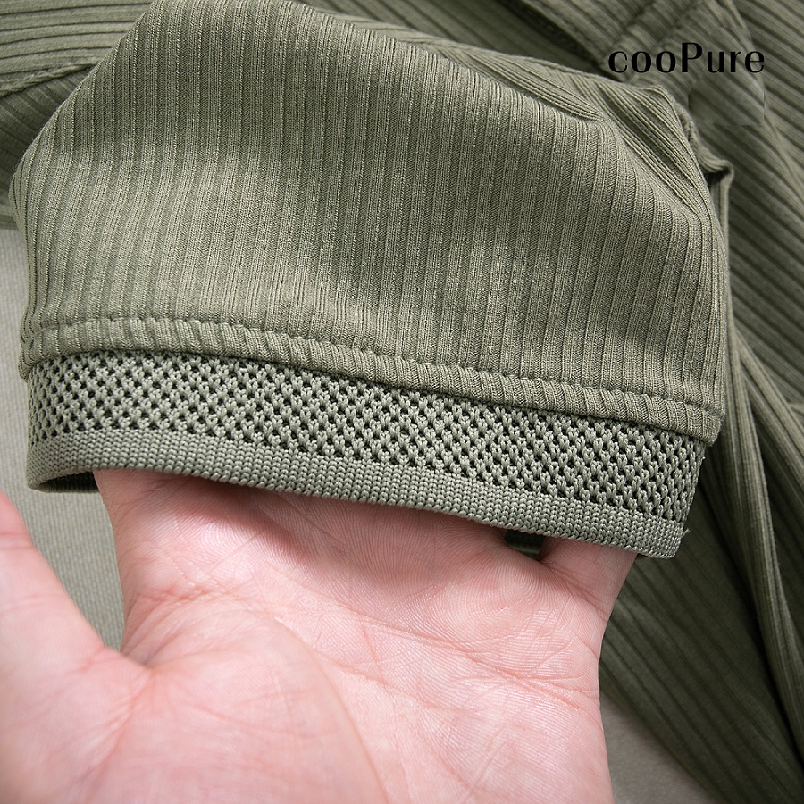 Áo thun polo nam cooPure, chất polo len thoáng mát, bo viền cách điệu NO.8115 (5 màu)